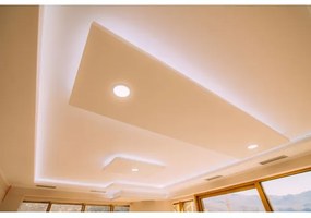 LED Kúpeľňové podhľadové svietidlo VEGA LED/12W/230V 2800K pr. 16,8 cm IP44 biela