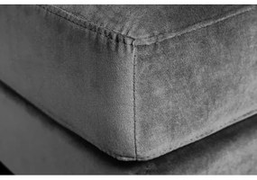 Taburetka 43132 Cozy Zamat Šedá  - Komfort-nábytok