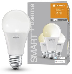 LEDVANCE Sada 3x inteligentná LED žiarovka SMART+ WIFI, E27, A75, 9,5W, 1055lm, 2700K, teplá biela