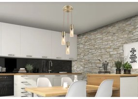 Globo 21000-3HM - Luster na lanku ANNIKA 3xE27/25W/230V pr. 30 cm mosadz