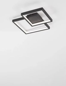 LED stropné svietidlo Porto 32 čierne
