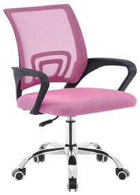 Kancelárska stolička, ružová/čierna, DEX 3 NEW