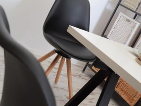 Stolička Large Otoc (čierna + buk). Akcia -17%. Vlastná spoľahlivá doprava až k Vám domov. 1111230