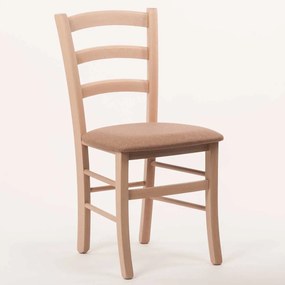 Stima stolička PAYSANE s čalúneným sedákom Vyberte odtieň ->: Dub Sonoma, Vyberte látku ->: LUX Camel 2