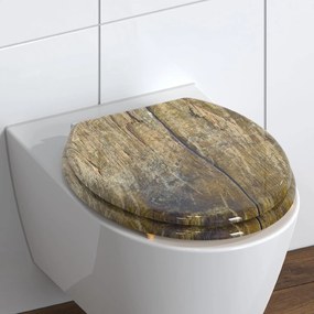 Eisl Sanitär WC sedadlo MDF Solid Wood 80024