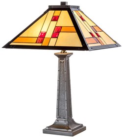 Stolná lampa KT1836-40+P1836 v štýle Tiffany