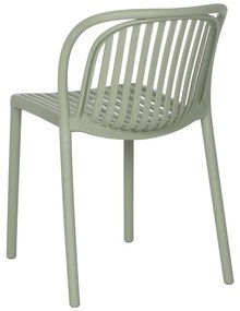 Zelená plastová jedálenská stolička Alia – Ixia