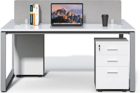 Kancelárska súprava pre 2 osoby Houseland Prime Max 01 160 cm biela