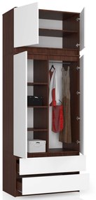 Nadstavba na skriňu Sashka  (wenge + biela). Vlastná spoľahlivá doprava až k Vám domov. 1069952