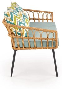 ZÁHRADNÉ RATANOVÉ KRESLO / POHOVKA 2 MIESTNÁ ZUNA FAREBNÁ