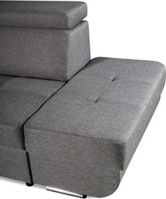 Sedacia súprava Logan, ľavá, sivá (malmo 96)