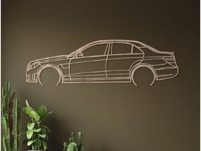 drevko Obraz Mercedes E63 AMG Rozmer obrazu: 26 x 86 cm, Farba dekorácie: Čierna
