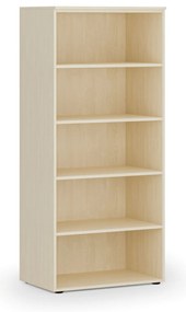 Kancelársky regál PRIMO WOOD, 800 x 500 x 1781 mm, breza