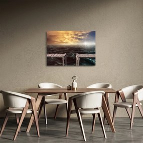 Sklenený obraz mora (70x50 cm)