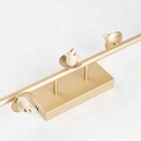 Brilagi - LED Prisadený luster MILLA 7xG9/3W/230V zlatá/biela