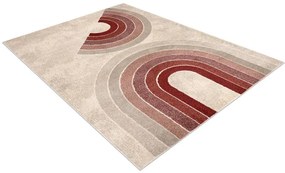 Koberec FUSION 0807 krémový / bordový