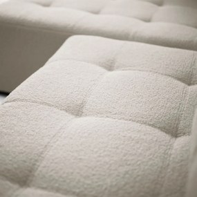 ROHOVÁ SEDAČKA SHARLOTTE 261 x 143 cm KRÉMOVÁ