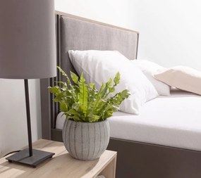 Posteľ s úložným priestorom Almo 160x200 cm, dub estana/antracit