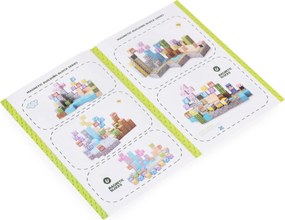 MULTISTORE Magnetické kocky 88 dielov s magnetmi – stavebnica pre deti od 3 rokov
