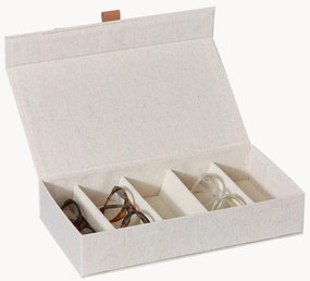 Ľanová škatuľka na okuliare Premium