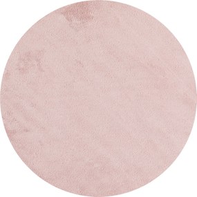 Kusový koberec Sky 5400 Rose kruh, 200x200 (priemer) kruh, ružová, obývacia izba, Ayyildiz
