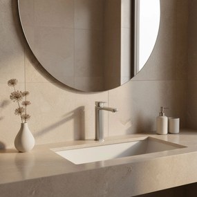 Rea Arlo, vysoká umývadlová batéria h-295, brúsená oceľ, REA-B4588