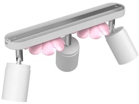 Bodové svietidlo FLOWER 3xGU10/8W/230V biela