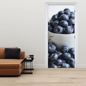 Fototapeta na dvere - Čučoriedky (95x205cm)