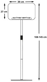 Nastaviteľný stojan na knihy - slúži aj ako čítací pult