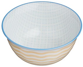 ORNAMENTS Miska 520 ml - modrá/biela