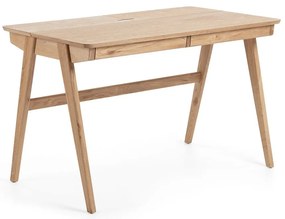 Pracovný stôl Kave Home Jakes Natural, 120 x 65 cm