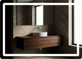 Dotykové zrkadlo s LED osvetlením COLOR 80x60 cm
