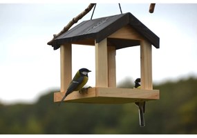 Drevené zásvesné kŕmidlo pre vtáctvo Esschert Design