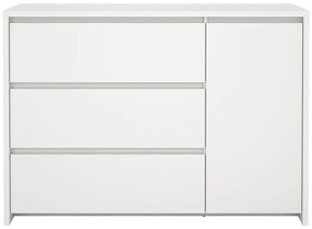 Biela komoda 119x84x48 cm Next – Tvilum
