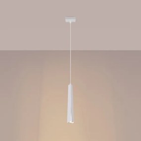Sollux SL.1397 - Luster na lanku PRYSM 1xG9/8W/230V biela
