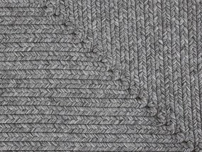 Koberec Braided Trenzado svetlosivý