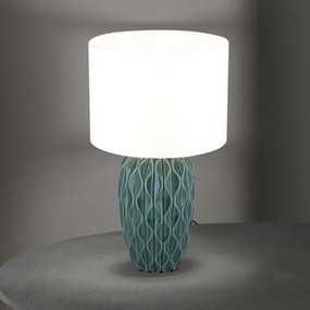 Orion - Stolná lampa TORTUGA 1xE27/40W/230V zelená/biela