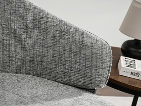 Kreslo Alfredo (sivá + čierna). Akcia -20%. Vlastná spoľahlivá doprava až k Vám domov. 1109868