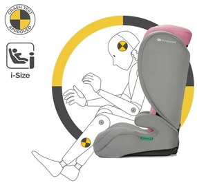 KINDERKRAFT - Autosedačka I-SPARK i-Size (100-150 cm) ružová