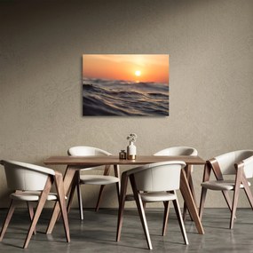 Sklenený obraz morskej vlnky (70x50 cm)