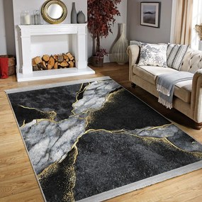 Čierny koberec 160x230 cm - Mila Home
