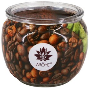 Arome Vonná sviečka v skle Coffee Bean, 90 g