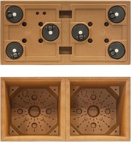 Kvetináč MADEIRA EKO kávový