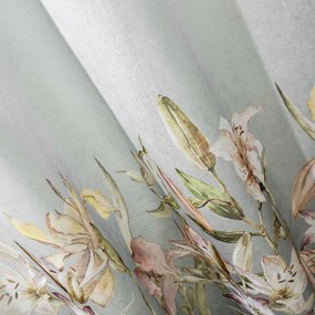 ZÁVES NA KRÚŽKOCH PAMELA 140X250 CM VZOROVANÁ