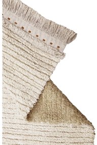 Béžový bavlnený koberec 140x200 cm Duetto Sage – Lorena Canals