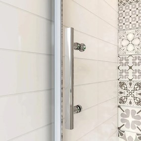 D‘Eluxe - SPRCHOVÉ DVERE - Sprchové dvere SINGLE W32Z 70-100xcm sprchové dvere pivotové jednokrídlové číre 6 chróm univerzálna - ľavá/pravá spúšťania a zdvíhania 90 185 90x185 81