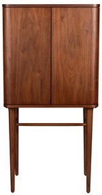 Hnedá skrinka v dekore orecha s posuvnými dverami 62x125x45 cm Morrison – Dutchbone