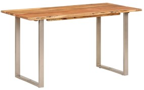 Jedálenský stôl 140x70x76 masívne akáciové drevo