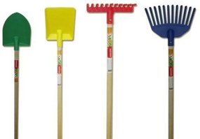 Náradie detské sada 4 ks záhradné plast/drevo KLC