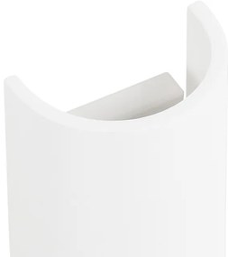 Moderná nástenná lampa biela - Colja Novo